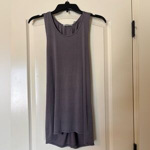 Grey Athleta Women’s Sleeveless Cross Back Tank Top